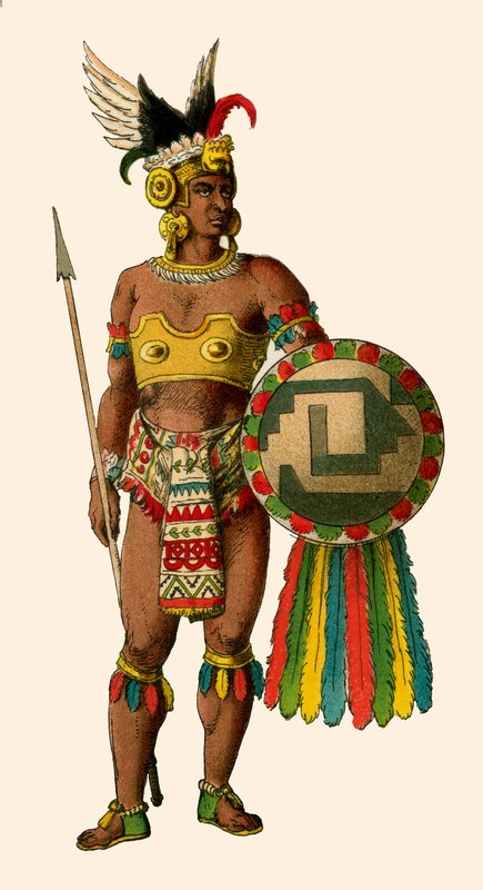 Mexicaanse hoofdman door Albert Kretschmer