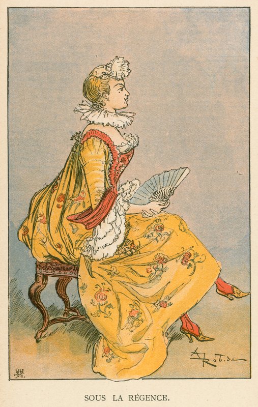 Onder het regentschap door Albert Robida