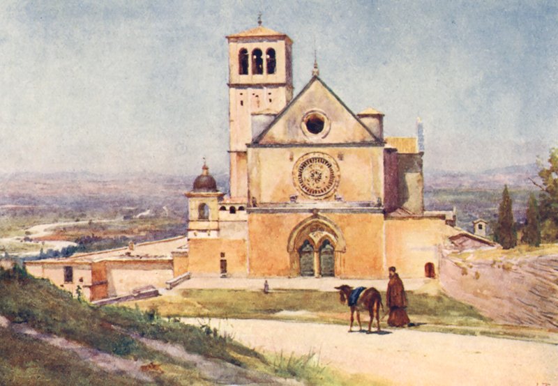 S Francesco, Assisi door Alberto Pisa