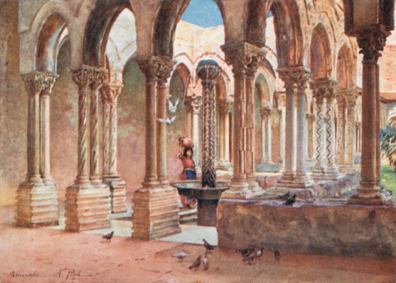 De kloosters, Monreale door Alberto Pisa