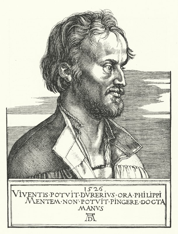 Philipp Melanchthon, Duitse Lutherse hervormer door Albrecht Dürer