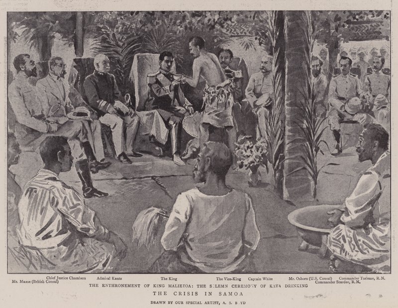 De crisis in Samoa door Alexander Stuart Boyd