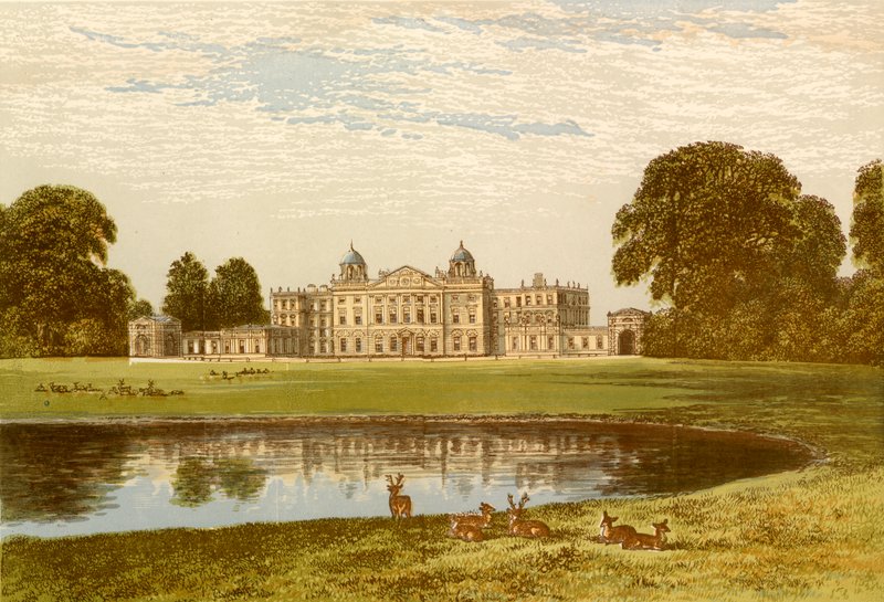 Badminton House door Alexander Francis Lydon