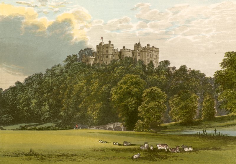 Kasteel Dunster door Alexander Francis Lydon