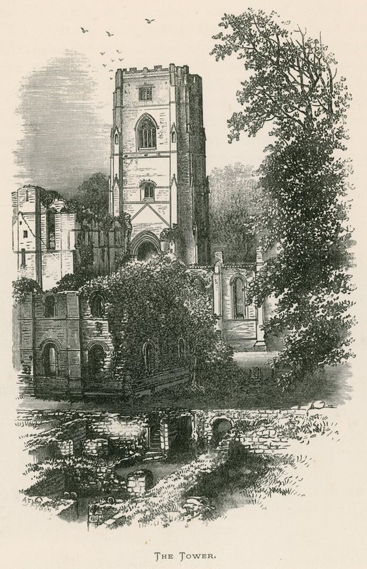 Fountains Abbey, De Toren door Alexander Francis Lydon
