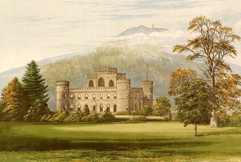 Kasteel Inveraray door Alexander Francis Lydon