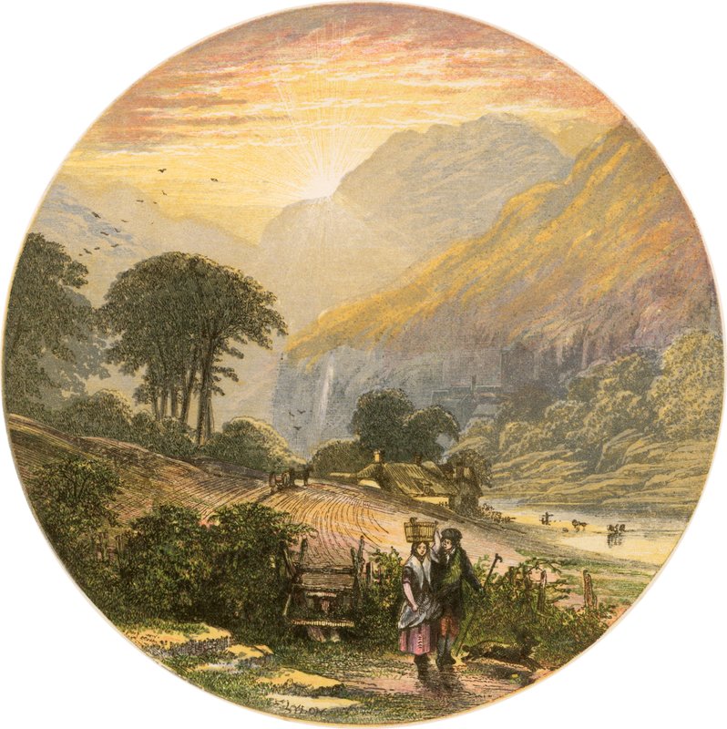 Landschap in het Merengebied door Alexander Francis Lydon