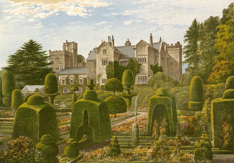 Levens Hall door Alexander Francis Lydon