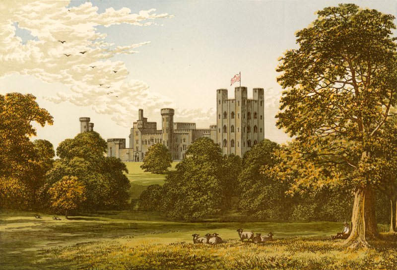 Penrhyn Kasteel door Alexander Francis Lydon