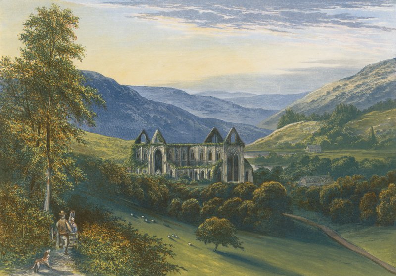 Tintern Abbey door Alexander Francis Lydon