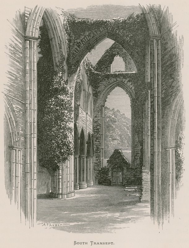 Tintern Abbey, Zuid Transept door Alexander Francis Lydon
