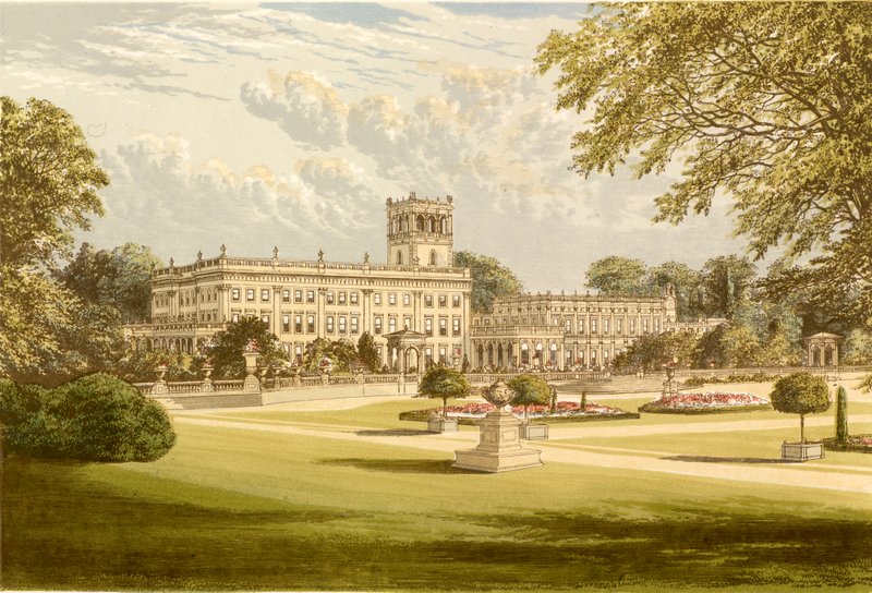 Trentham Hall door Alexander Francis Lydon