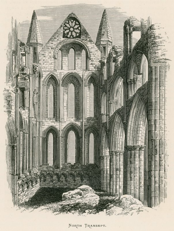 Whitby Abdij, Noord Transept door Alexander Francis Lydon