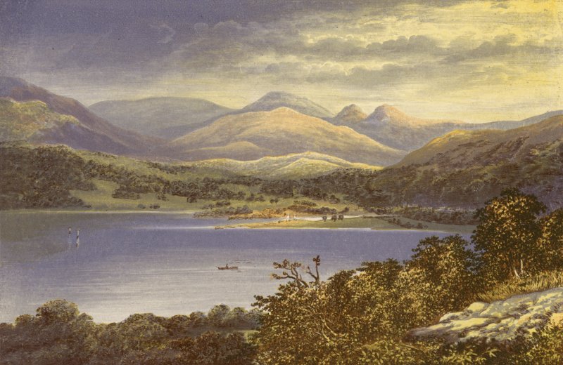 Windermere, hoofd van het meer door Alexander Francis Lydon