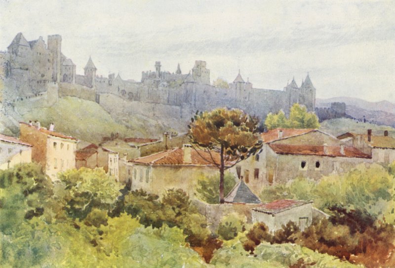 Carcassonne, Cite door Alexander Henry Hallam Murray