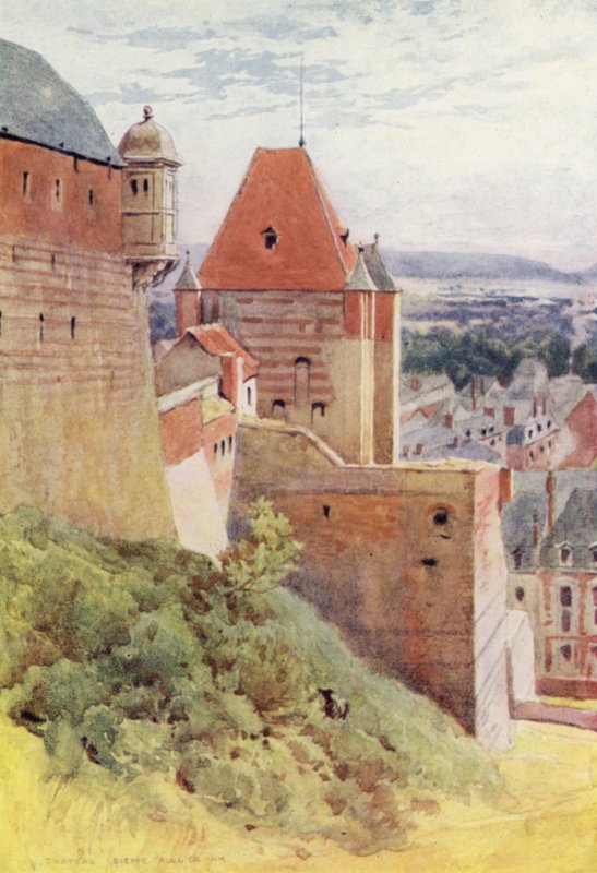Dieppe, Vijftiende-eeuws Kasteel door Alexander Henry Hallam Murray