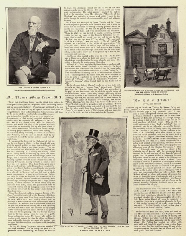 Mr Thomas Sidney Cooper, RA door Alexander Stuart Boyd