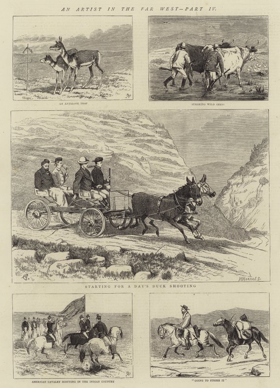 Een Kunstenaar in het Verre Westen, Deel IV door Alfred Chantrey Corbould