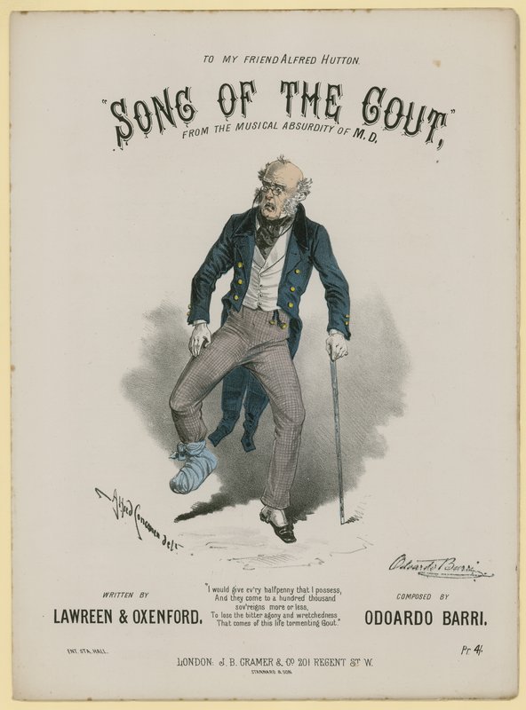 Lied van de Jicht, Lawreen en Oxenford, Odoardo Barri door Alfred Concanen