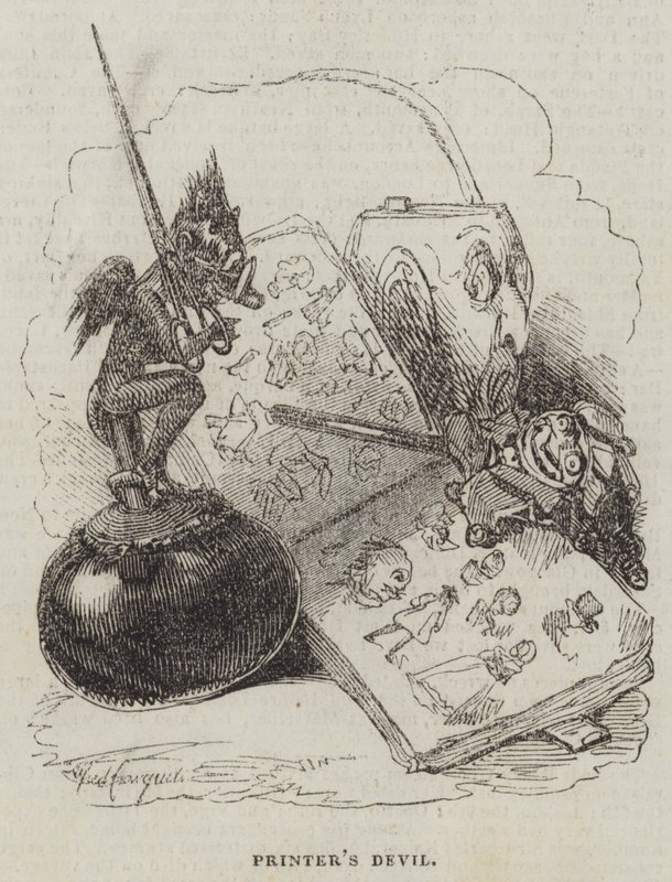 Drukkersduivel door Alfred Crowquill