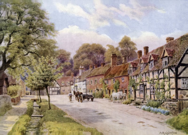 Elmley Castle, Worcester door Alfred Robert Quinton
