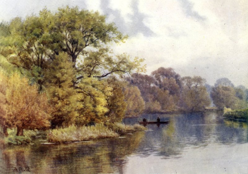 Mapledurham Bossen door Alfred Robert Quinton