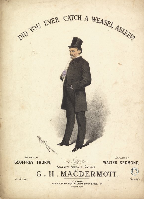 Heb je ooit een slapende wezel gevangen door Alfred Concanen