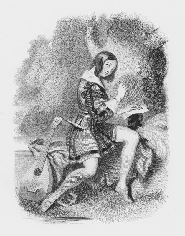 Shakespeare door Alfred Edward Chalon