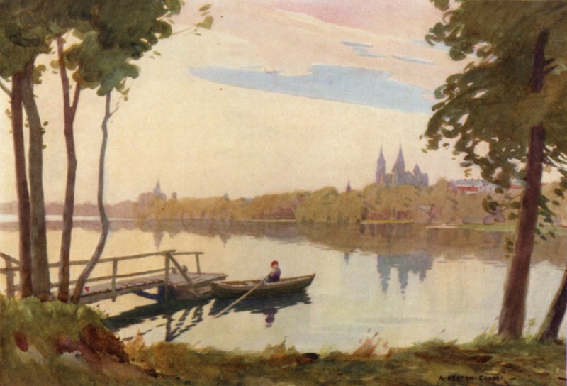 Denemarken: Viborg Kathedraal door Alfred Heaton Cooper