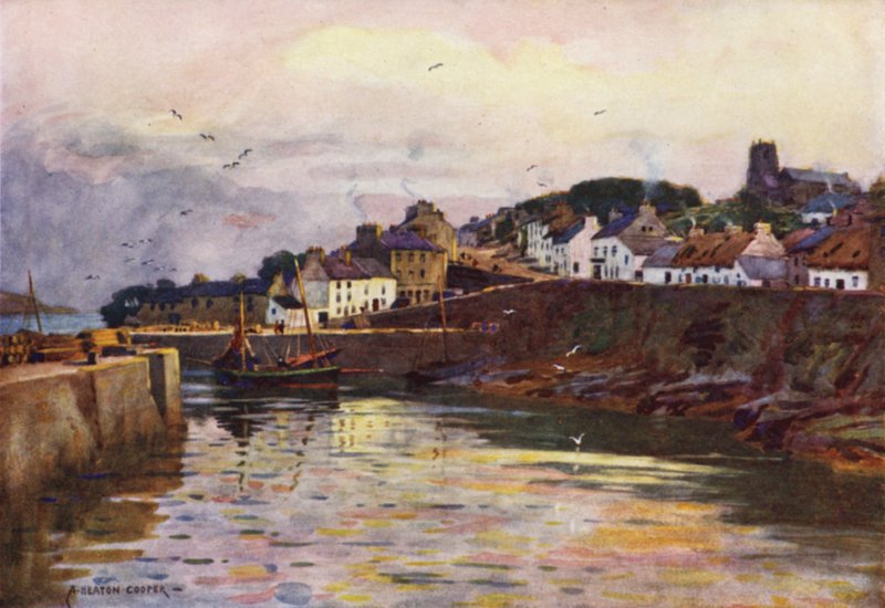 De Haven, Roundstone, County Galway door Alfred Heaton Cooper
