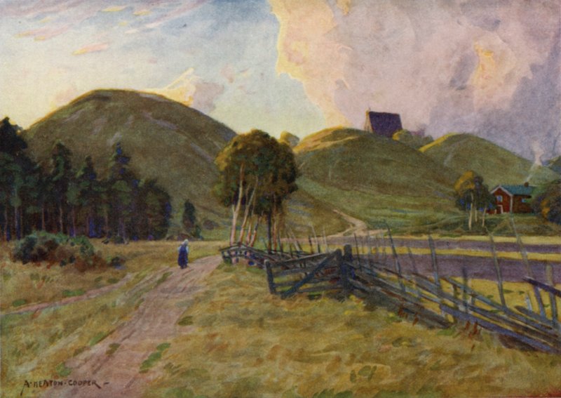 De Koningsheuvels, Upsala door Alfred Heaton Cooper