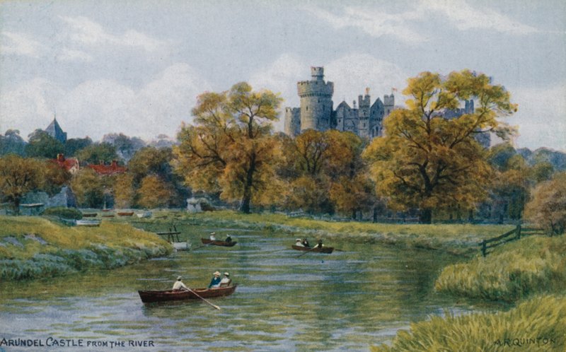 Kasteel van Arundel door Alfred Robert Quinton