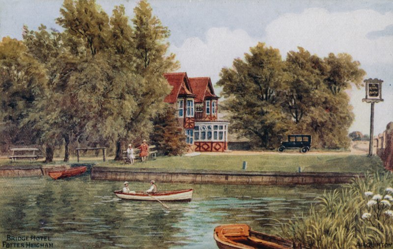 Bridge Hotel, Potter Heigham door Alfred Robert Quinton