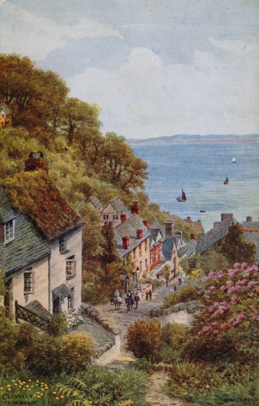 Clovelly door Alfred Robert Quinton