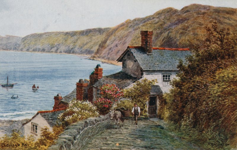 Clovelly Bay door Alfred Robert Quinton