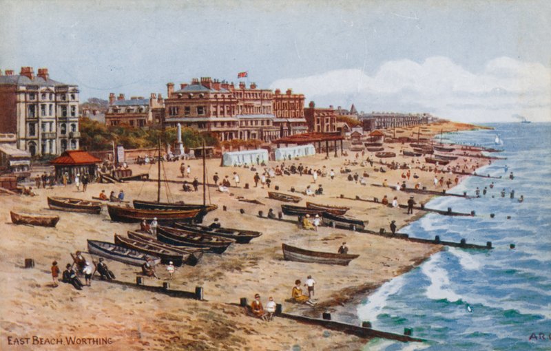 Ooststrand, Worthing door Alfred Robert Quinton