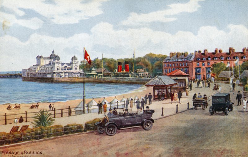 Esplanade en Paviljoen, Weymouth door Alfred Robert Quinton