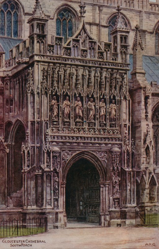 Kathedraal van Gloucester, Zuidportaal door Alfred Robert Quinton