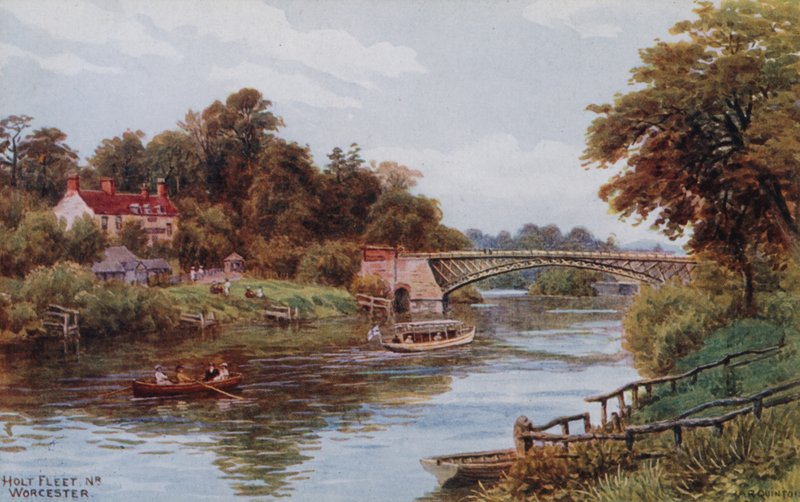 Holt Fleet, bij Worcester door Alfred Robert Quinton