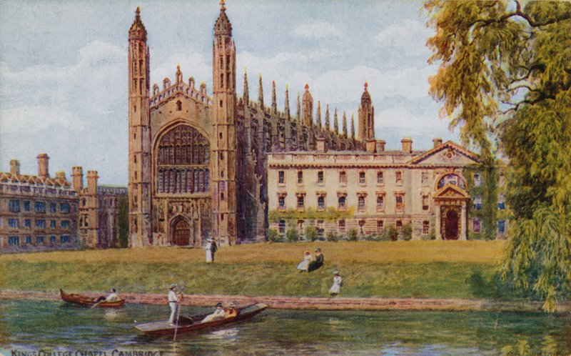 Kings College Chapel, Cambridge door Alfred Robert Quinton