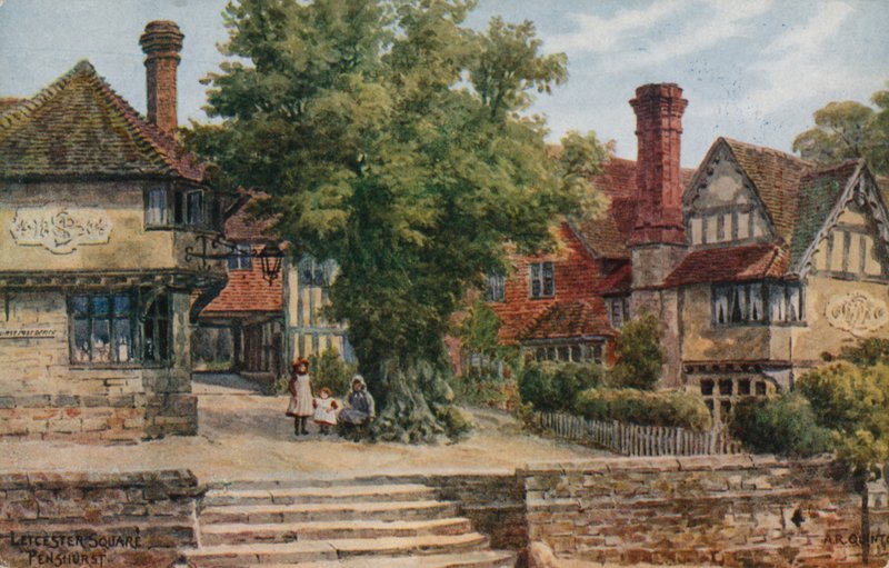 Leicester Square, Penshurst door Alfred Robert Quinton