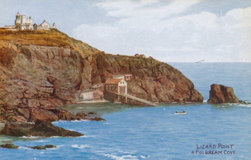 Lizard Point en Polbream Cove door Alfred Robert Quinton