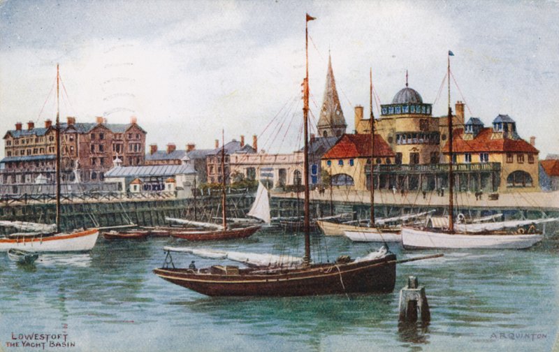 Lowestoft, Het Jachthaven door Alfred Robert Quinton