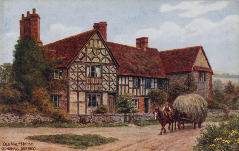 Oude mouterij, Gomshall, Surrey door Alfred Robert Quinton