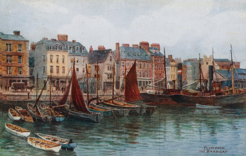 Plymouth, De Barbican door Alfred Robert Quinton