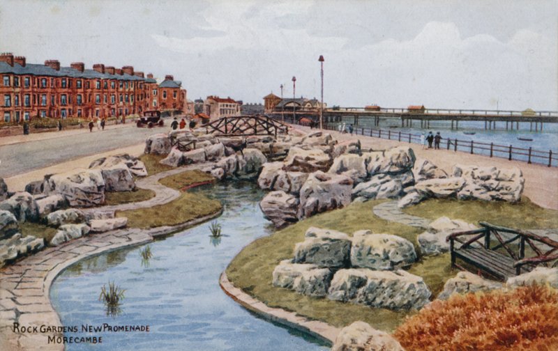 Rots Tuinen, Nieuwe Promenade, Morecambe door Alfred Robert Quinton