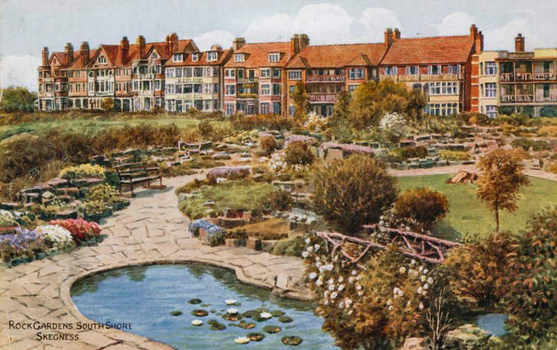 Rots tuinen, South Shore, Skegness door Alfred Robert Quinton