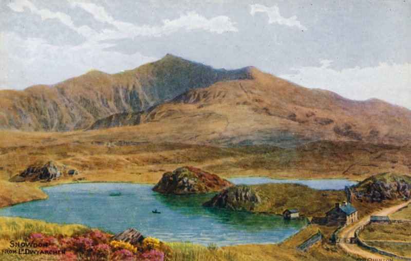 Snowdon vanuit Ln. Dwyarchen door Alfred Robert Quinton