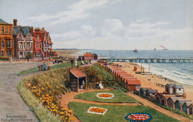 Southwold, Pier en Kliftuin door Alfred Robert Quinton