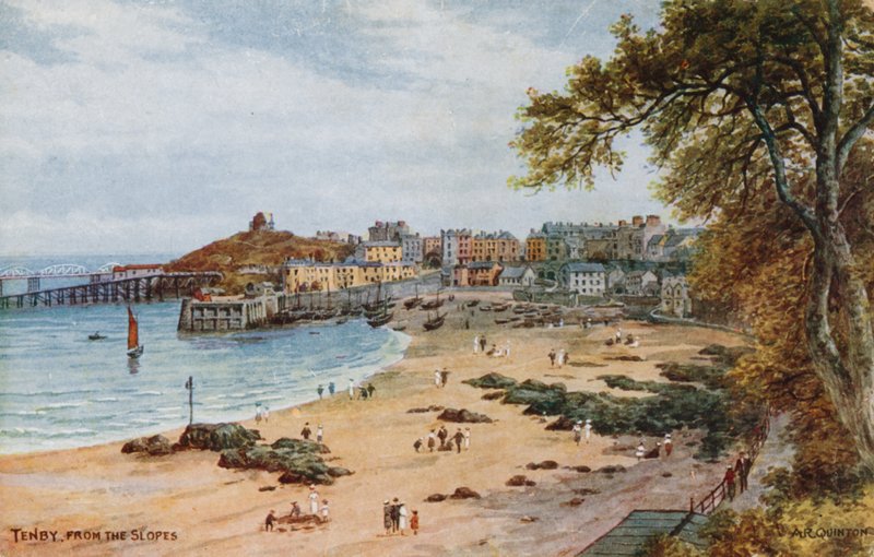 Tenby door Alfred Robert Quinton